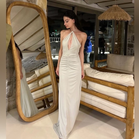 Zara New Backless Halter Dress New With TAGS. Please see pictures for color - Picture 2 of 5